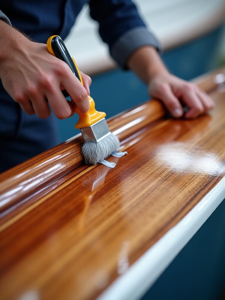 Custom marine coatings and protective varnishing